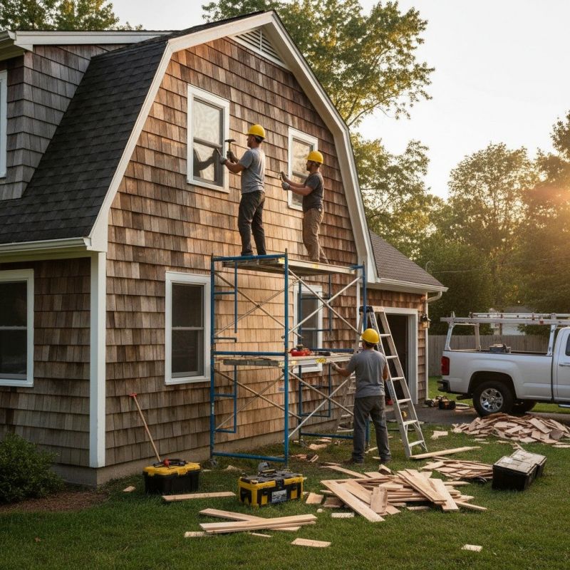 Cedar Siding Replacement